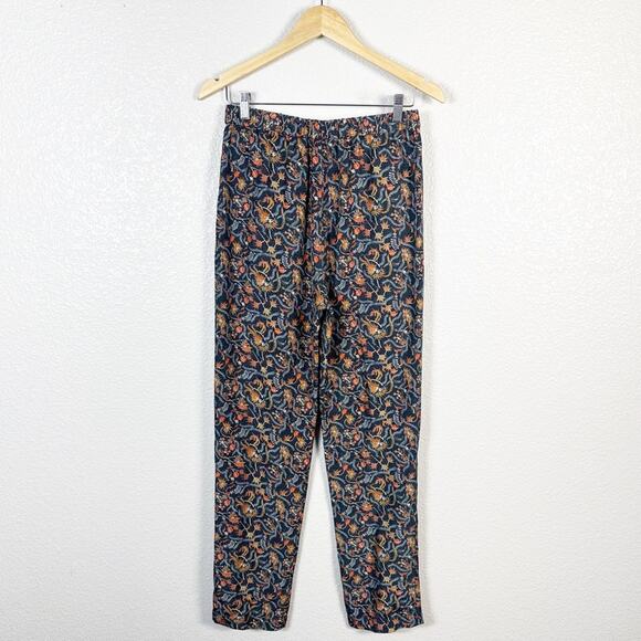 Isabel Marant Women’s Roya 100% Silk Floral Straight Leg Pant Size 36 / Small - Picture 8 of 11